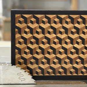ESCHER 3D End Grain Cutting Board